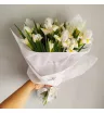 Букет из 19 белоснежных ирисов  2