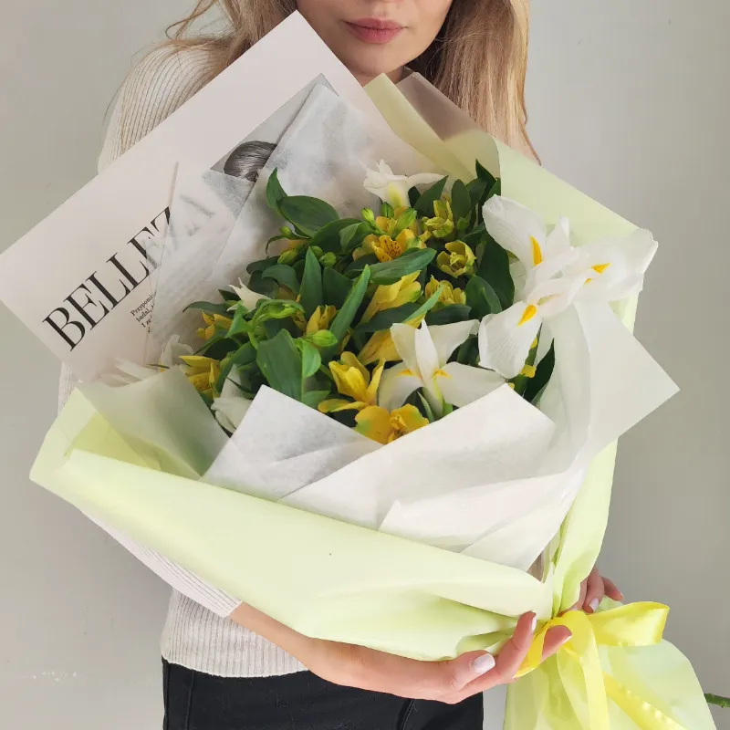 Букет Белый ирис 2